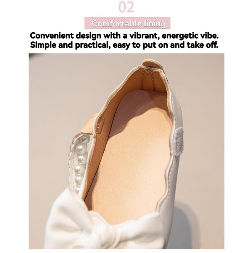 Spring/Autumn Children's Non-Slip, Durable Sandals; Baby Girls' Leather Shoes; Toddler Girls' Soft-Soled Flats; Girls' Princess Shoes