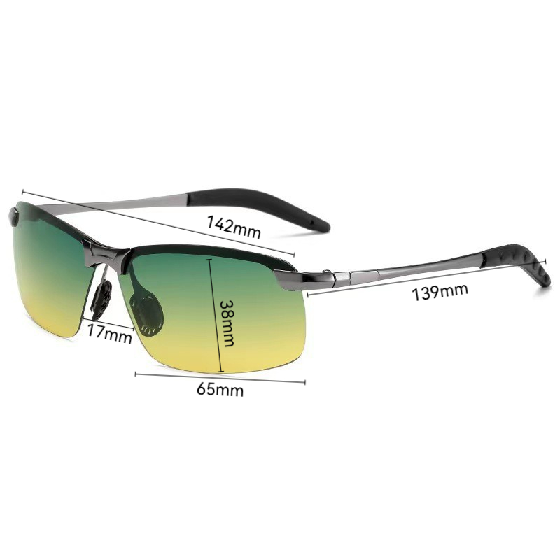 New Polarised Photochromic Sunglasses – Day and Night Use – Stylish Men’s Sunglasses for Driving and Fishing to Protect Against Glare