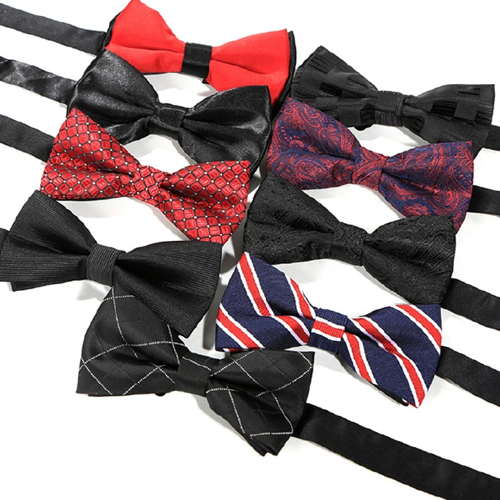 Men's Formal Wedding Bow Tie for Best Man and Groom – British-Style Korean-Design Bow Tie