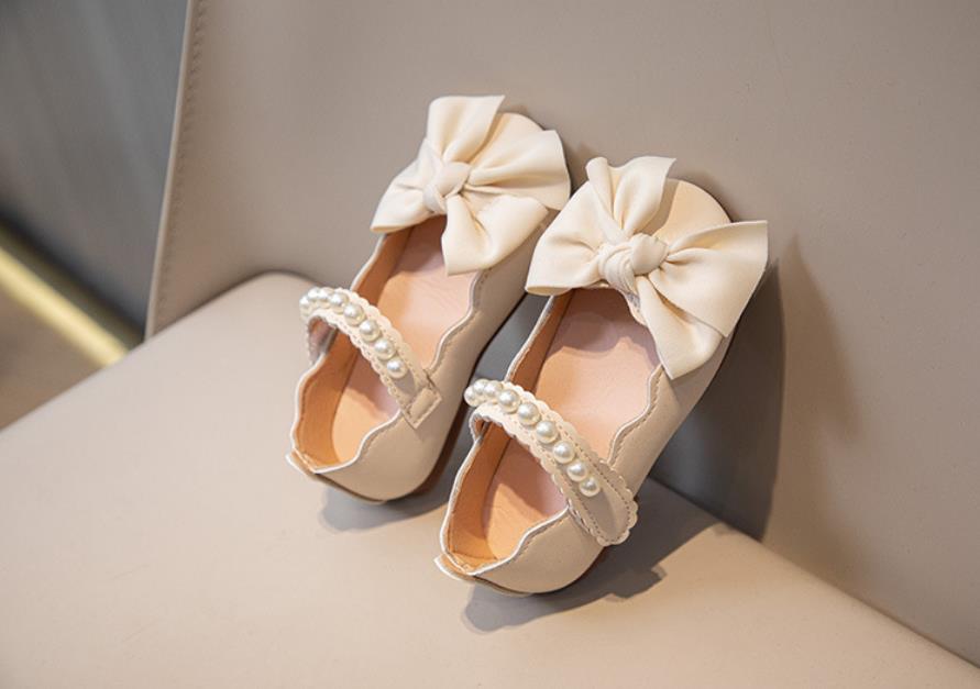 Spring/Autumn Children's Non-Slip, Durable Sandals; Baby Girls' Leather Shoes; Toddler Girls' Soft-Soled Flats; Girls' Princess Shoes