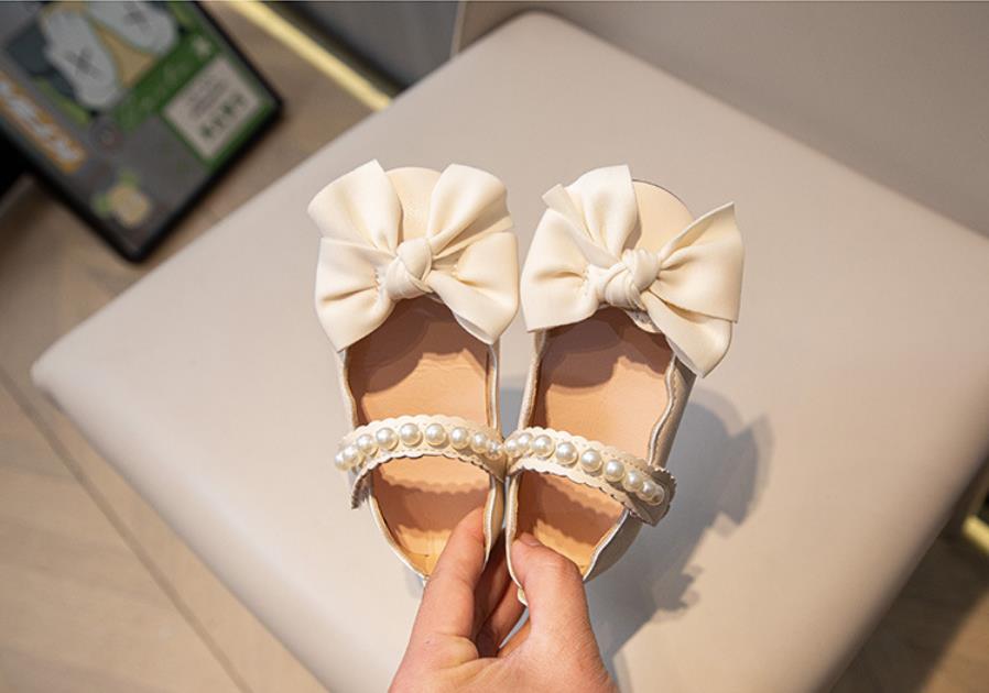 Spring/Autumn Children's Non-Slip, Durable Sandals; Baby Girls' Leather Shoes; Toddler Girls' Soft-Soled Flats; Girls' Princess Shoes