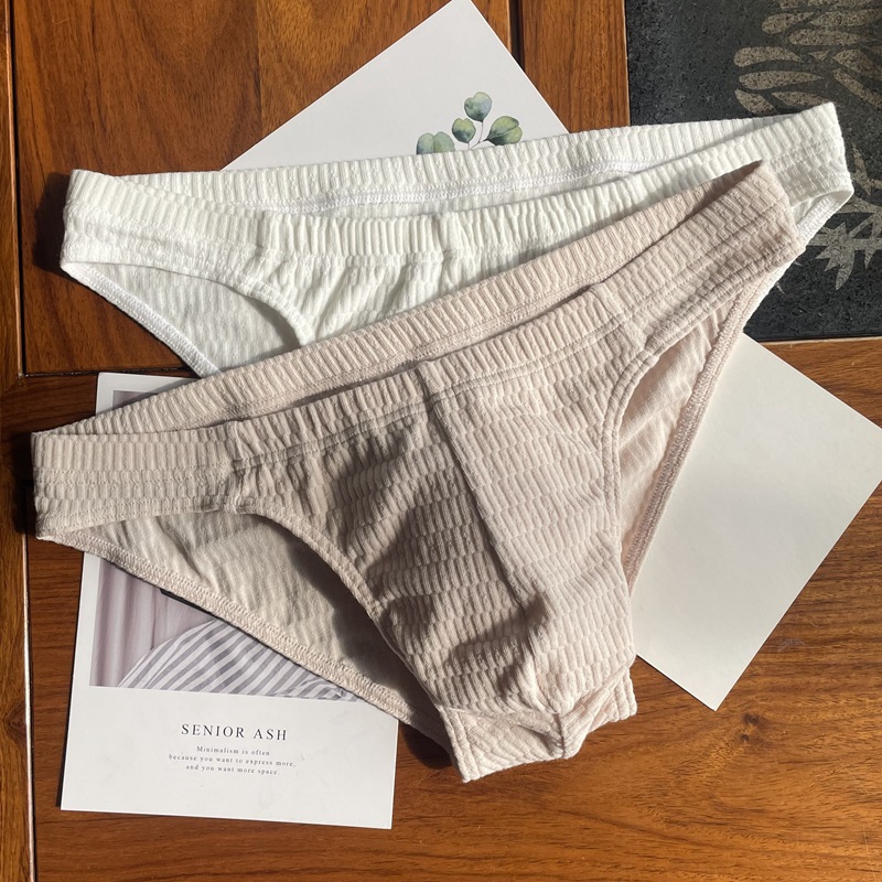 Men's 100% Cotton Breathable, Skin-Friendly, Soft Boxer Briefs – Plain, Minimalist, Sexy and Comfortable Briefs for Men