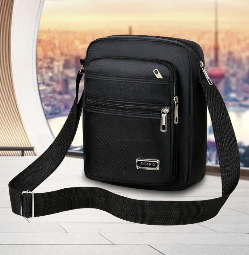 Korean version leisure large capacity multi-layer waterproof single shoulder cross bag for men and women, business wallet, summer men's shoulder bag