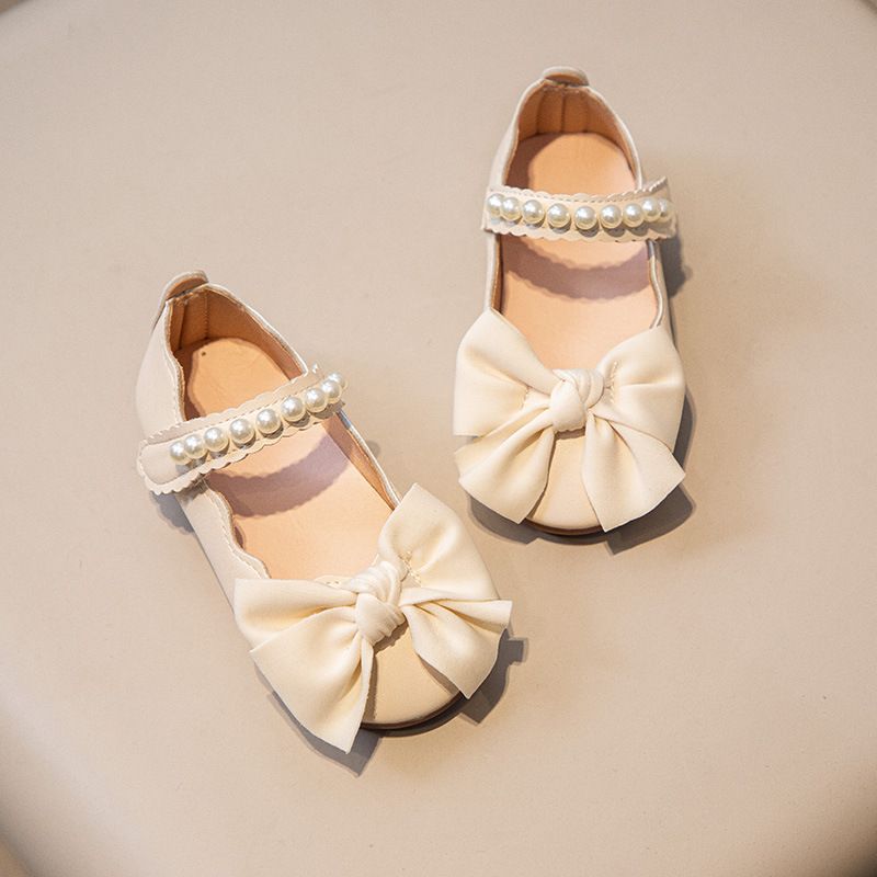 Spring/Autumn Children's Non-Slip, Durable Sandals; Baby Girls' Leather Shoes; Toddler Girls' Soft-Soled Flats; Girls' Princess Shoes