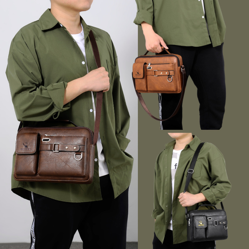 Men's Business Shoulder Bag, Men's Crossbody Bag, Shoulder Bag, Handbag, Men's Shoulder Crossbody Backpack, Men's Bag