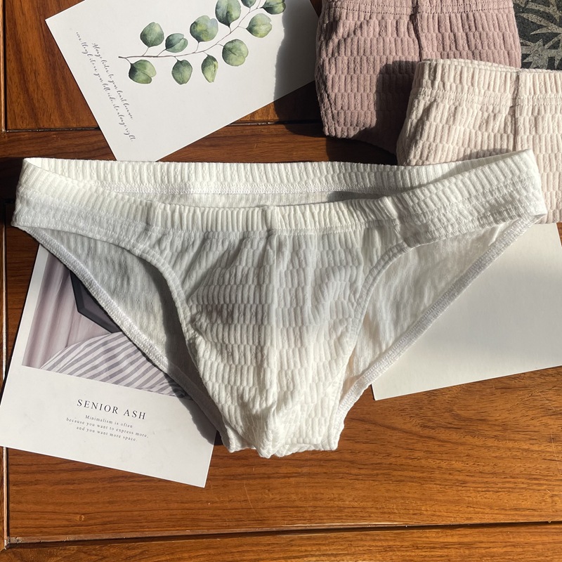 Men's 100% Cotton Breathable, Skin-Friendly, Soft Boxer Briefs – Plain, Minimalist, Sexy and Comfortable Briefs for Men