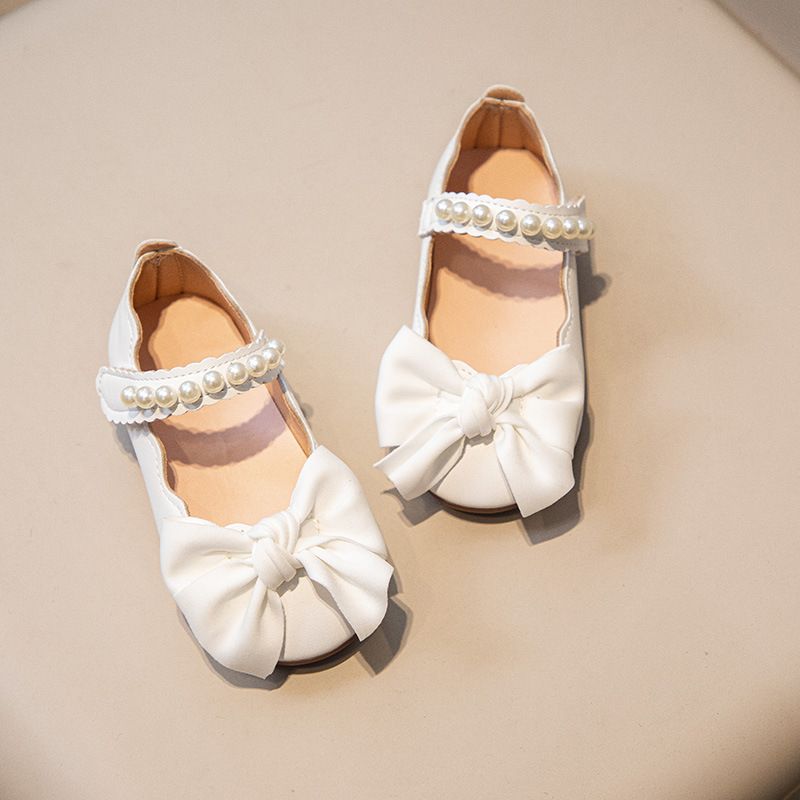 Spring/Autumn Children's Non-Slip, Durable Sandals; Baby Girls' Leather Shoes; Toddler Girls' Soft-Soled Flats; Girls' Princess Shoes