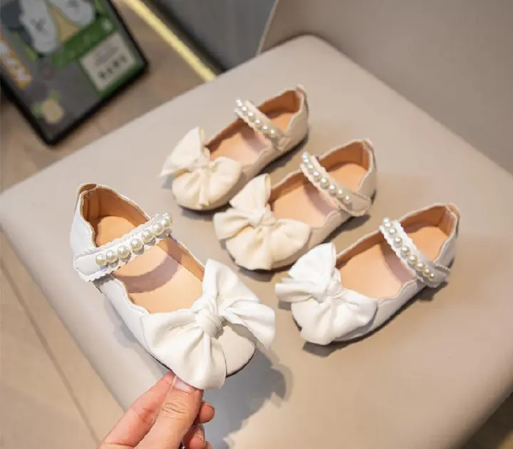 Spring/Autumn Children's Non-Slip, Durable Sandals; Baby Girls' Leather Shoes; Toddler Girls' Soft-Soled Flats; Girls' Princess Shoes