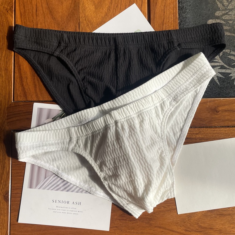 Men's 100% Cotton Breathable, Skin-Friendly, Soft Boxer Briefs – Plain, Minimalist, Sexy and Comfortable Briefs for Men