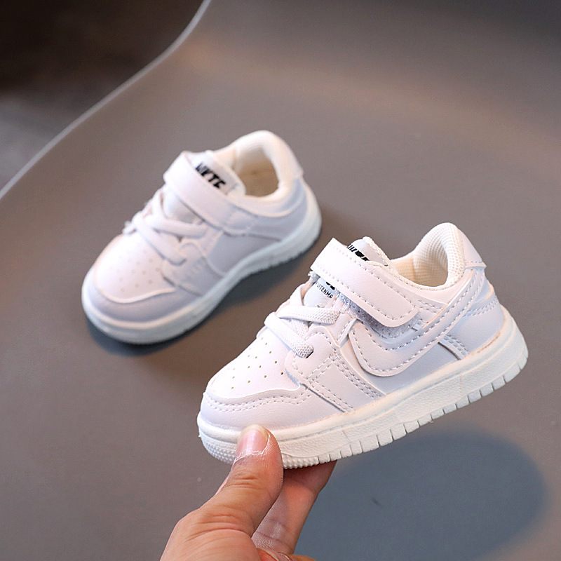 Children's Breathable, Waterproof, Durable Sneakers: Flat Shoes, British Style, Non-Slip Skate Shoes, First Walking Shoes, Kids' Shoes