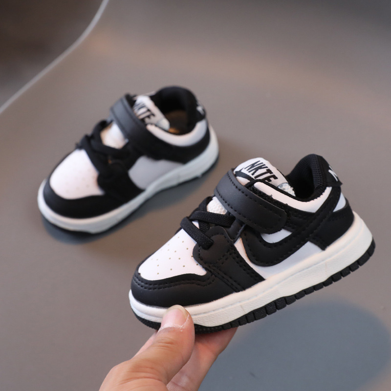 Children's Breathable, Waterproof, Durable Sneakers: Flat Shoes, British Style, Non-Slip Skate Shoes, First Walking Shoes, Kids' Shoes