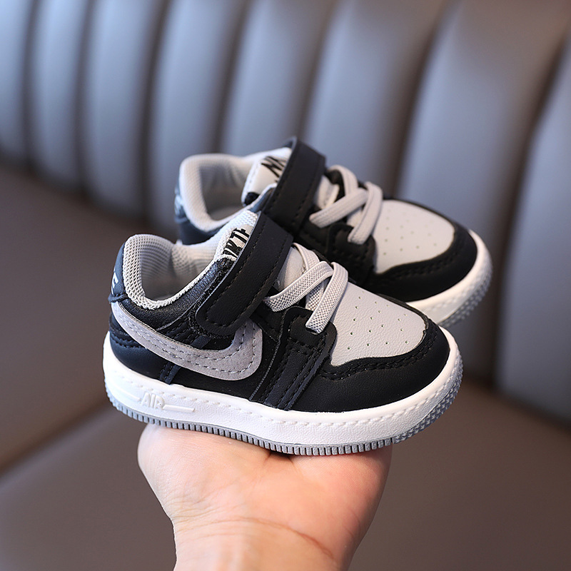 Children's Breathable, Waterproof, Durable Sneakers: Flat Shoes, British Style, Non-Slip Skate Shoes, First Walking Shoes, Kids' Shoes