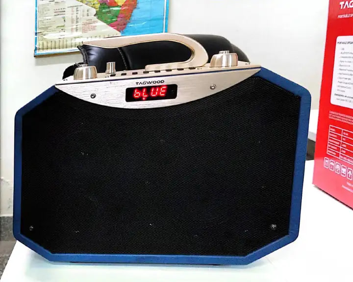 Tagwood LTS-5A Portable Outdoor Speaker ,Bluetooth ,Free Wireless Microphone a Built in Battery Woofer