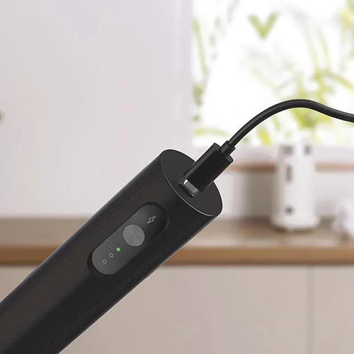 3-Speed Rechargeable Milk Frother with Cover, Dual Coil Whisk Coffee Frother Handheld - Portable Hand Frother Wand for Coffee Matcha Cappuccino & Hot Chocolate, Kitchen Gift, Black