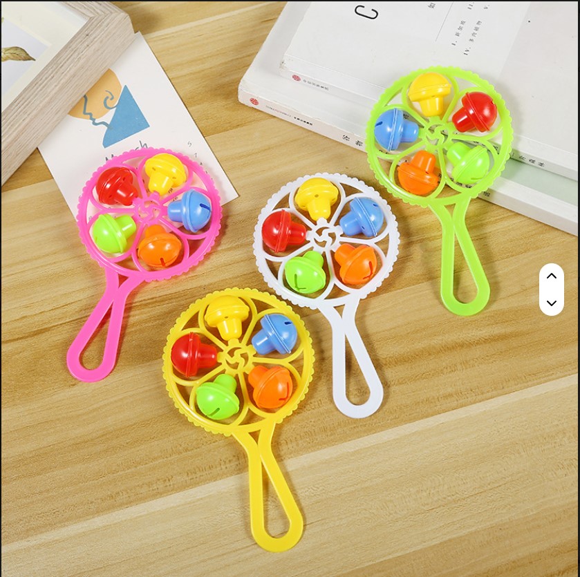 Baby Rattle Shaker Toys for Infants Sensory Development Bright Color Educational Hand Grip Learning Toys Motor Skill Training and Early Auditory Stimulation Play Set for Babies
