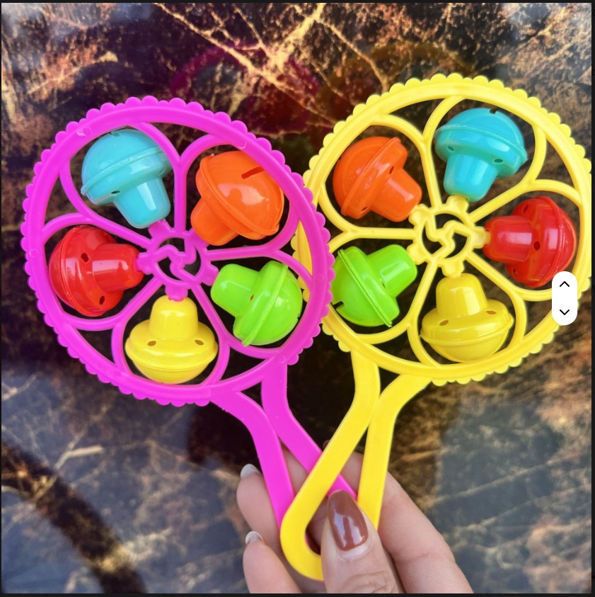 Baby Rattle Shaker Toys for Infants Sensory Development Bright Color Educational Hand Grip Learning Toys Motor Skill Training and Early Auditory Stimulation Play Set for Babies