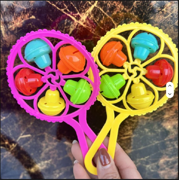 Baby Rattle Shaker Toys for Infants Sensory Development Bright Color Educational Hand Grip Learning Toys Motor Skill Training and Early Auditory Stimulation Play Set for Babies