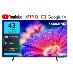 Samsung 43”Inches 43U8000FU Smart Crystal UHD 4K LED TV – HDR – Tizen OS – WiFi – Bluetooth+ FREE TV GUARD AND WALL BRACKET -1 YEAR WARRANTY