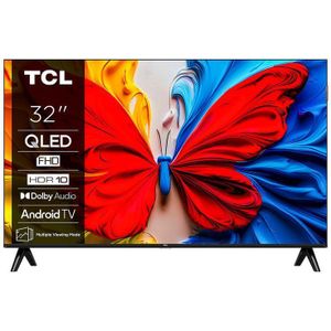 TCL 32" Inch,32S5K Television Smart TV QLED HDR 10 Google TV, Dolby Audio, Game Mode+FREE TV GUARD AND WALL BRACKET-1 YEAR WARRANTY