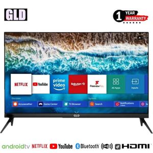 GLD 50" INCHES SMART ANDROID FULL HD FRAMELESS 4K TV-YOUTUBE/NETFLIX/BLUETOOTH-USB/VGA/HDMI+FREE WALL MOUNT+TV GUARD-1 YEAR WARRANTY