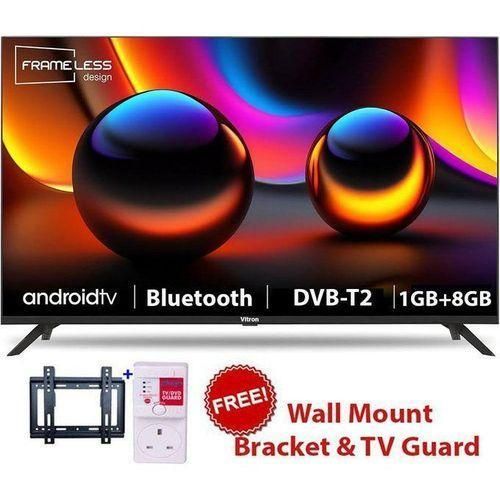 GLOBALSTAR 50" INCH TV, 50UK64,4K ULTRA HD SMART TV,FRAMELESS, BLUETOOTH ENABLED TELEVISION,NETFLIX, YOUTUBE,WIFI, PRIMEVIDEO,VIDAA OS,DOBLY,USB/HDMI/VGA+TV GUARD AND WALL MOUNT-1 YEAR WARRANTY
