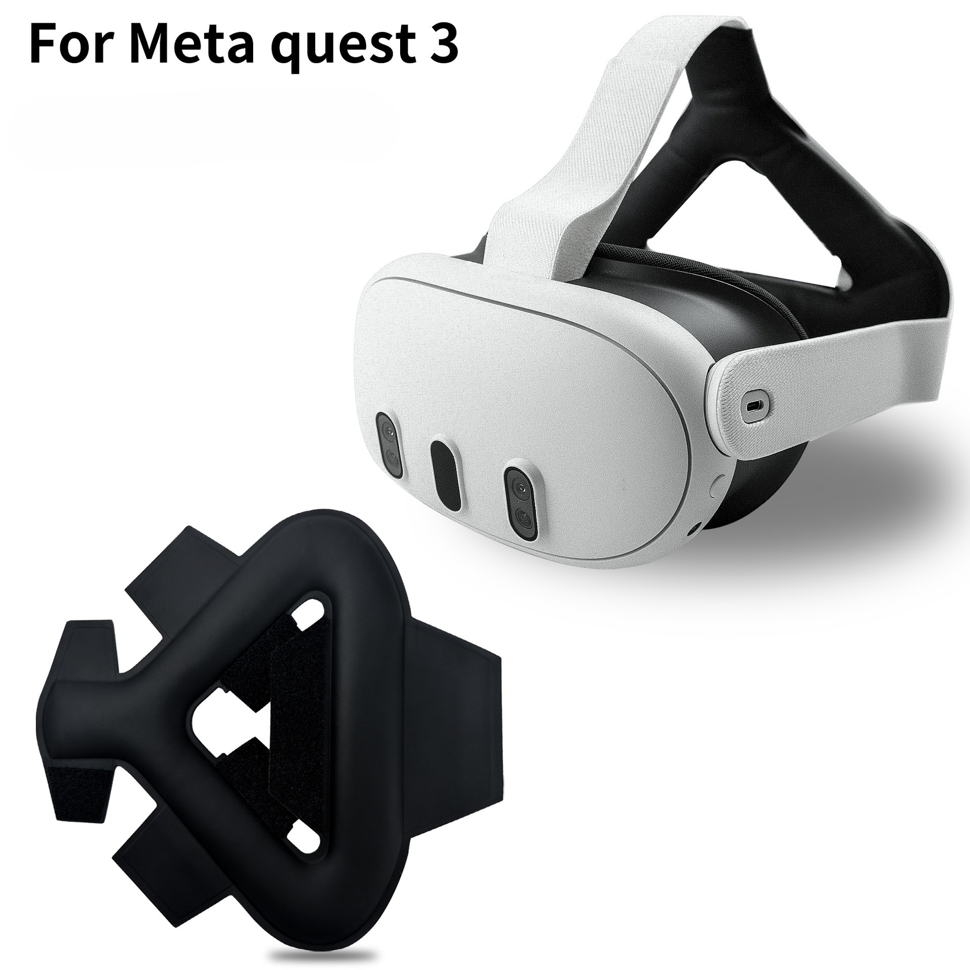 Meta Quest 3 Comfort Head Pad Pressure Relief Lightweight Sweat-Wicking Easy Clean VR Accessory