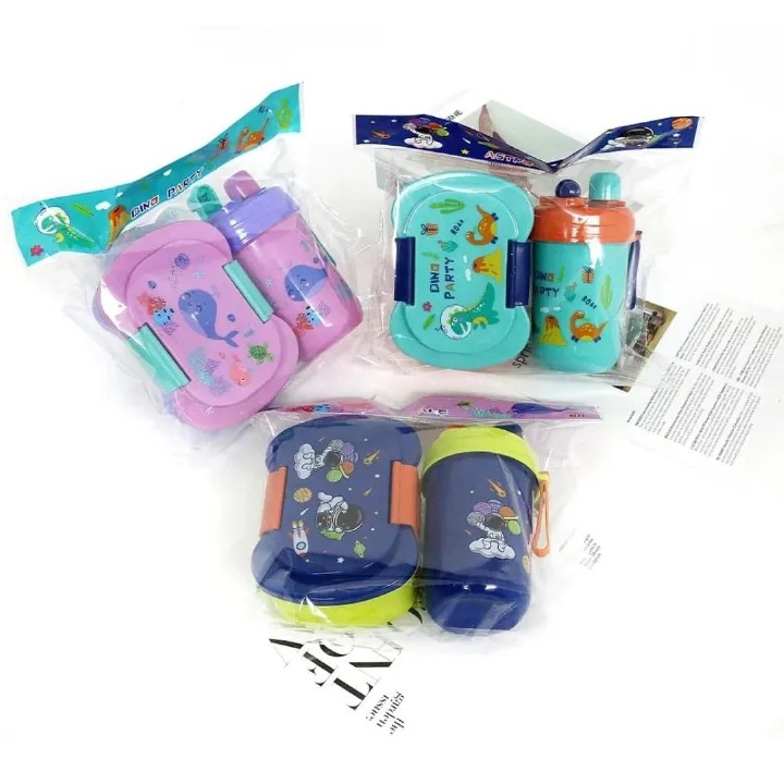 Best price for 🤩🤩 Kids lunch box set with water bottleAll under one ...