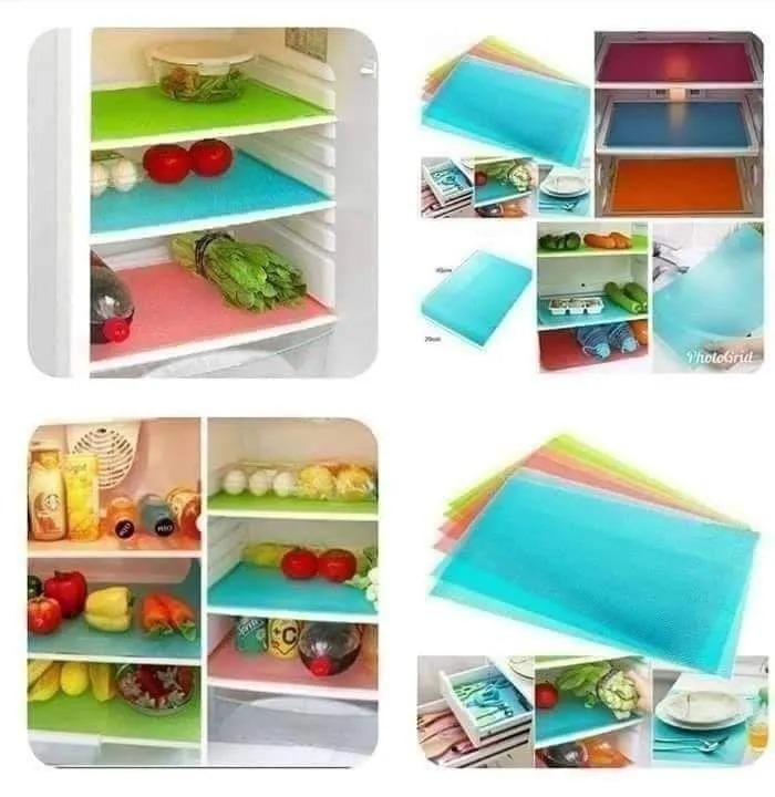 4pcs pvc fridge mats now Available