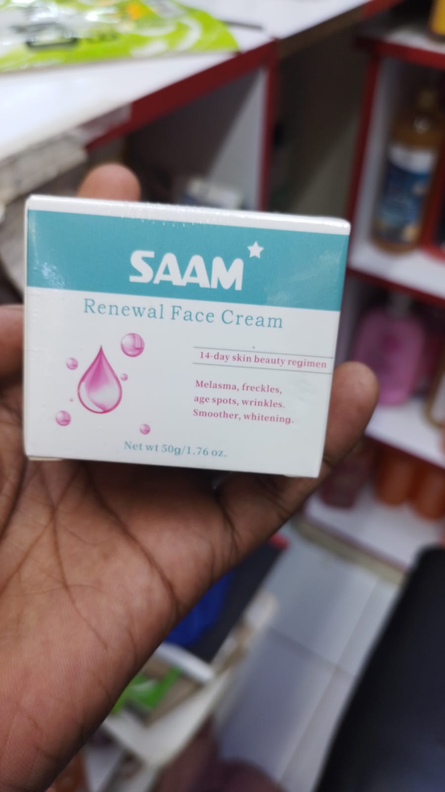 SAAM Renewal Face Cream 0.14 kg - Glycerin for Melasma, Hyperpigmentation, Unisex, White