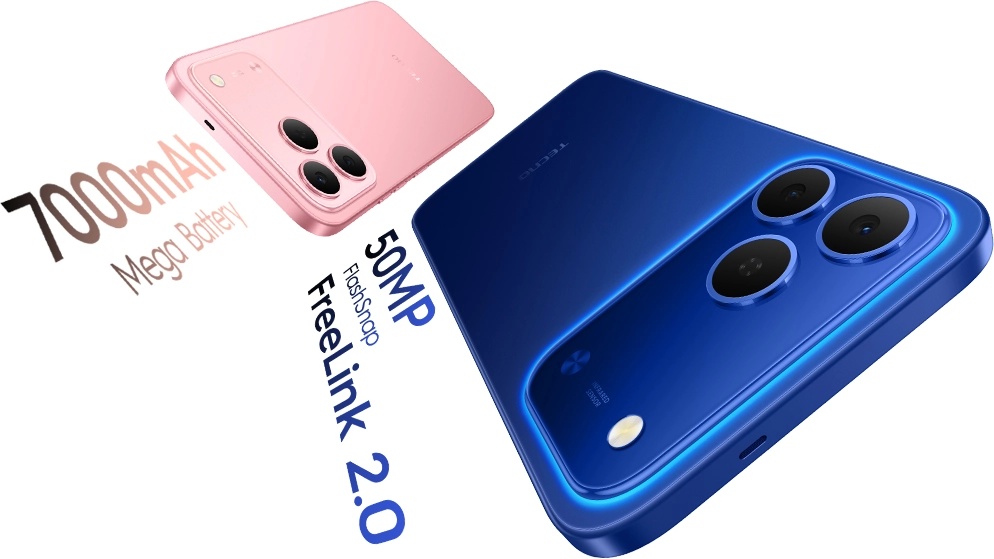 NEW ARRIVALS!! TECNO SPARK 50 4G:| 6.78″ IPS LCD Display | 6GB+12GB Extended RAM+256GB ROM | 7000mAh Battery | Dual SIM | 50MP Rear & 8MP Selfie Camera | Android 16 | 18W Fast Charging | Smartphones