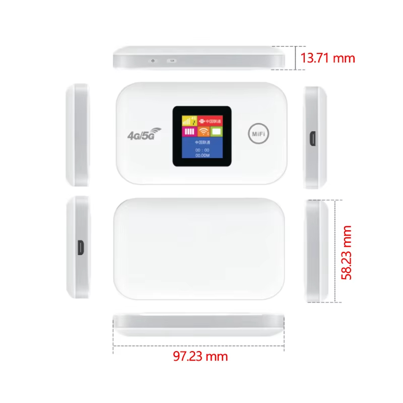 Portable 4G/5G Mobile WiFi Router 150Mbps Wireless Pocket MiFi Modem with Sim Card Slot - Mobile Wifi Hotspot LTE