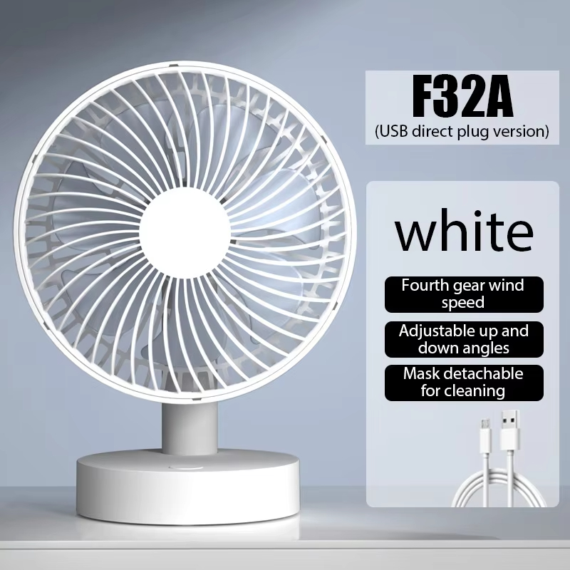 USB Small Electric Fan Home Dormitory Office Desktop High Wind Fan Portable Cooling fan Table Air circulators Fans Air Cooler