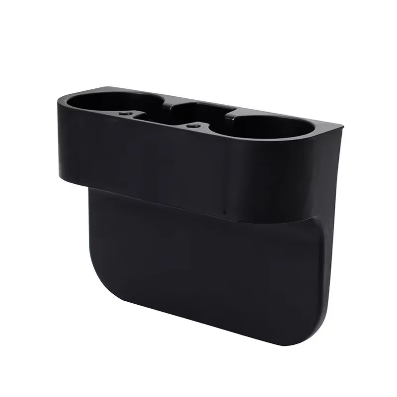 Car Leather Cup Holder Tray Side Pocket Vehicle for Benz BMW Genesis Sorento Santa Fe Palisade Grandeur Gap Car Cup Holder