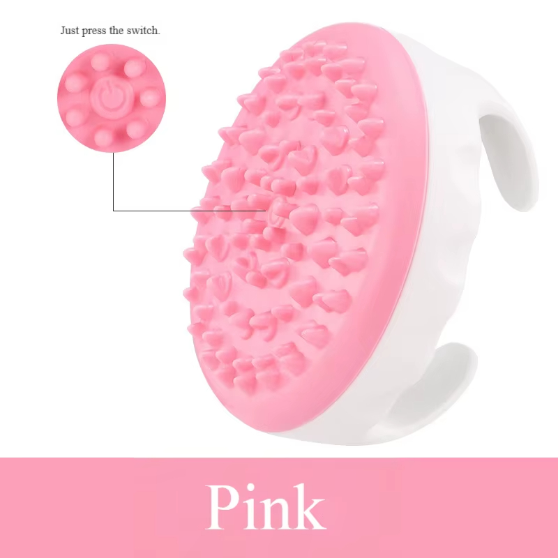 Waterproof Electric Body Brush, Cordless Gua Sha Massager for Calf & Abdominal Massage, Rechargeable for Bath & Massage