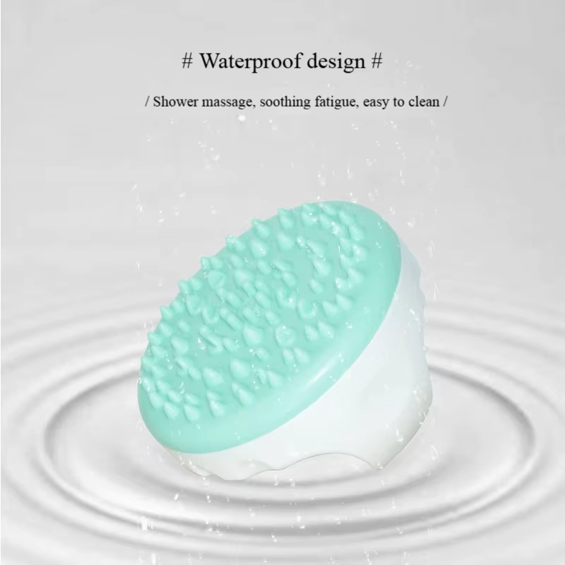 Waterproof Electric Body Brush, Cordless Gua Sha Massager for Calf & Abdominal Massage, Rechargeable for Bath & Massage