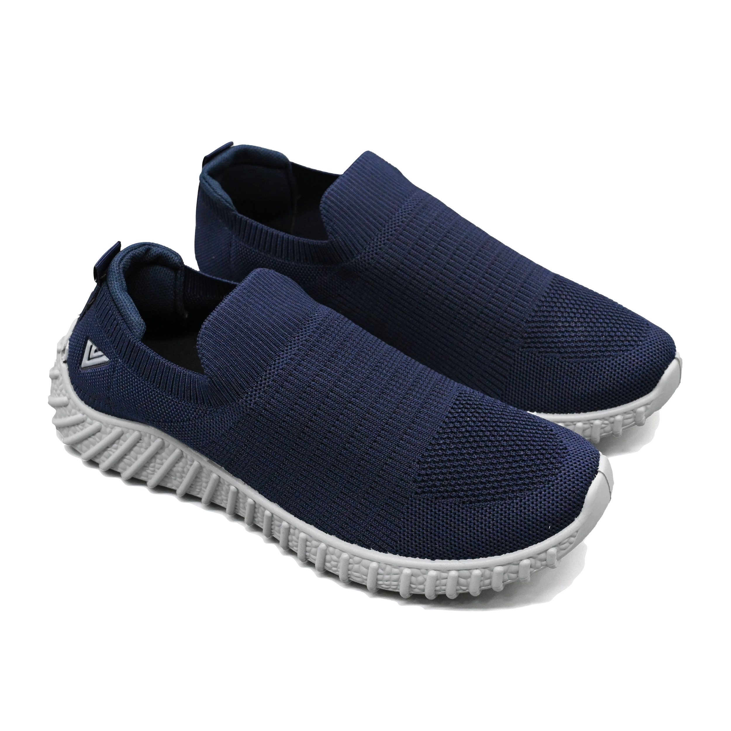 UMOJA Vigo Mosi Unisex Slip-Ons –  Knitted Slip-On Sneakers with PVC Outsole & Ortholite Footbed | Lightweight, Breathable & Comfortable Everydayshoes (Black, Grey, Navy)Casual Sneakers | Men's Shoes