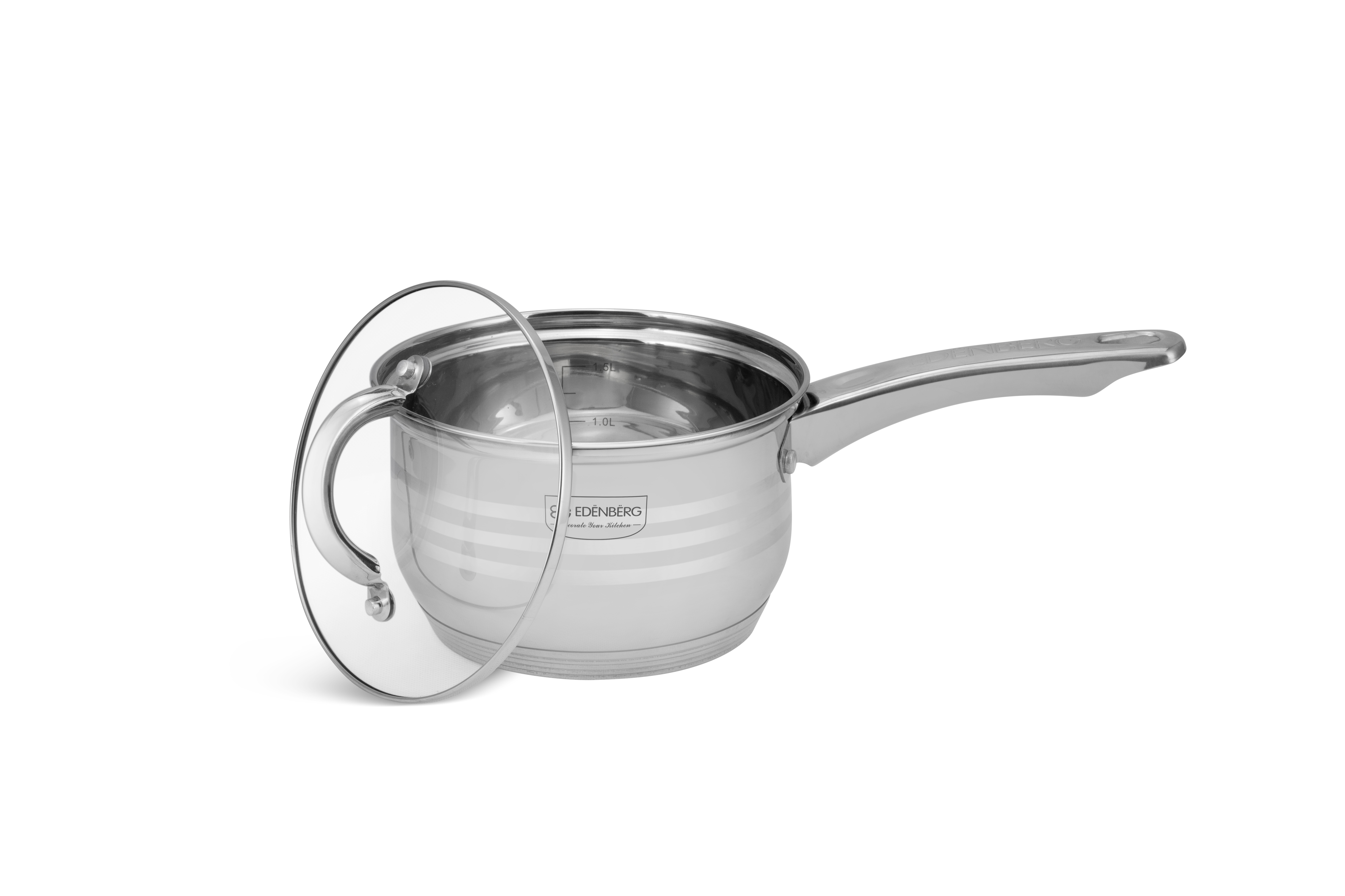 Edenberg 12PCS Stainless Steel Cookware Set with Marble Non-Stick Frypan – Premium Induction Ready