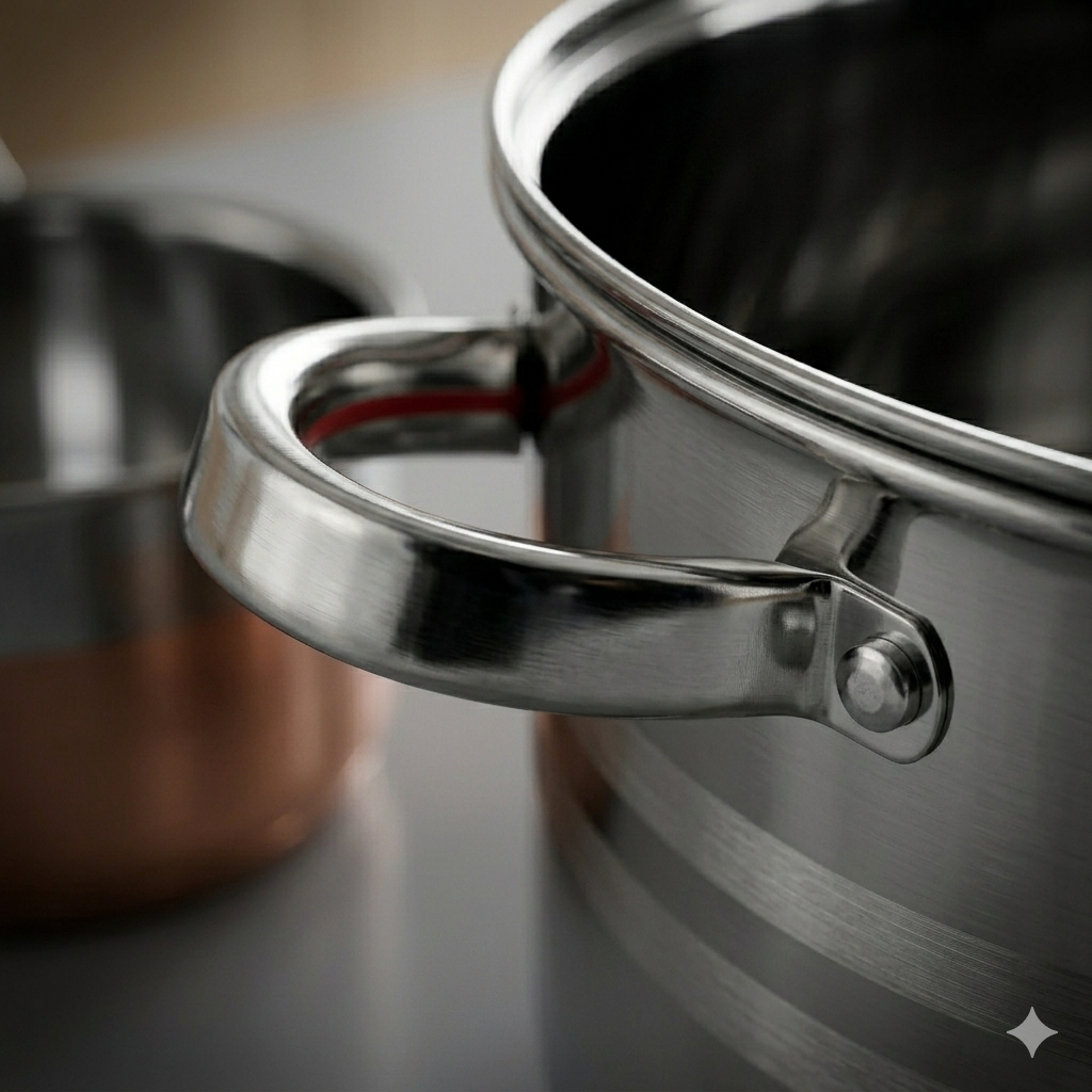 Edenberg EB-3022 34cm Stainless Steel Gastro Pot – 17.7L Large Capacity, Induction Compatible, Heavy Duty