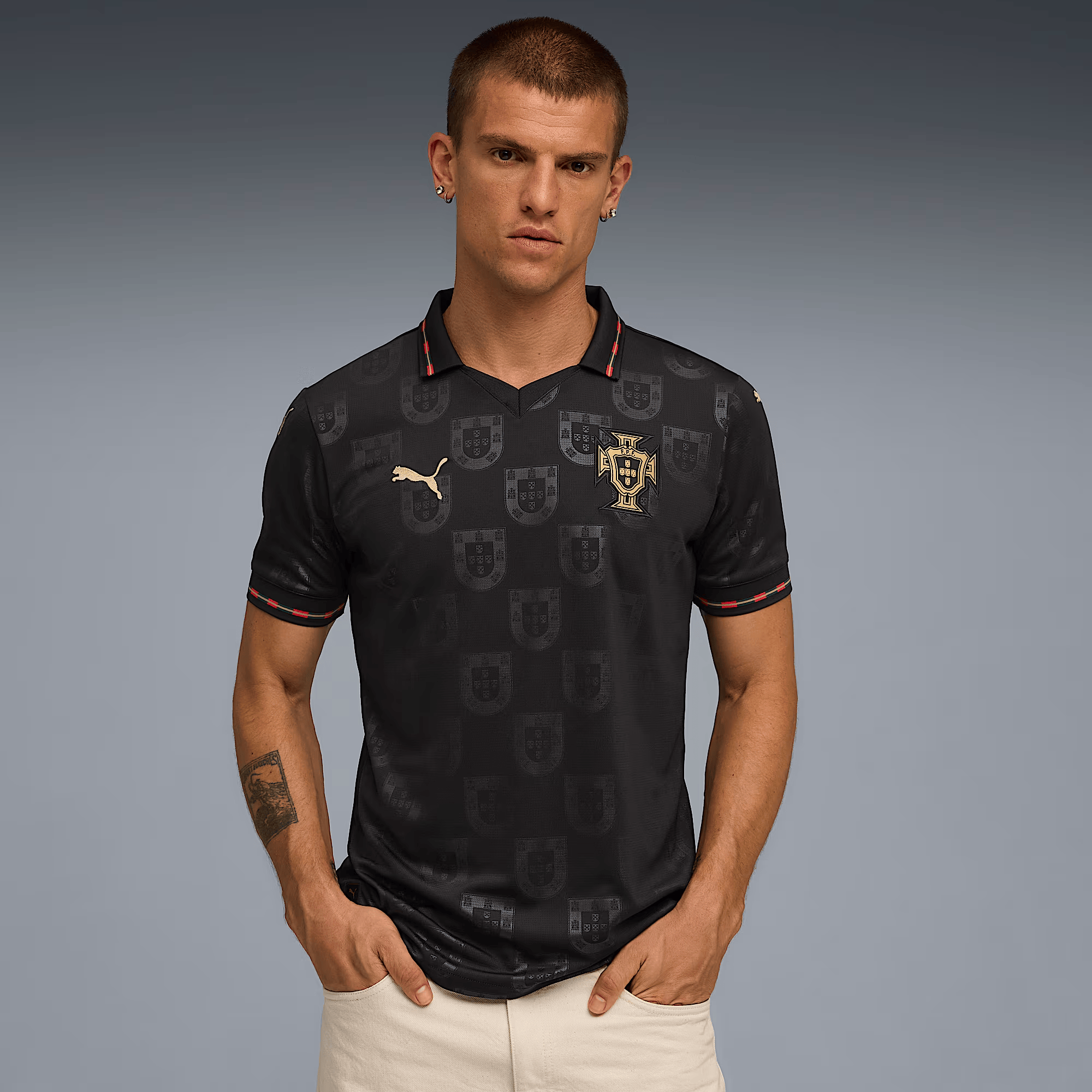 🖤 NIGHT OF CHAMPIONS • WORLD CUP 2026 EDITION ⚽🇵🇹 Portugal Black Jersey – Fan Football Kit 🔥 Sleek Dark Design 🏆 Breathable Premium Sports Wear