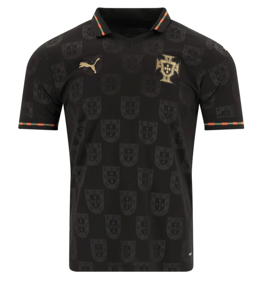 🖤 NIGHT OF CHAMPIONS • WORLD CUP 2026 EDITION ⚽🇵🇹 Portugal Black Jersey – Fan Football Kit 🔥 Sleek Dark Design 🏆 Breathable Premium Sports Wear