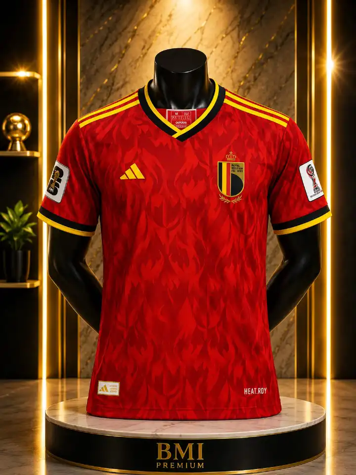 🖤 RED DEVILS ENERGY • WORLD CUP 2026 EDITION ⚽🇧🇪 Belgium Home Jersey – Fan Football Kit 🔥 Premium Breathable Sports Wear 🏆 Stylish Replica Design