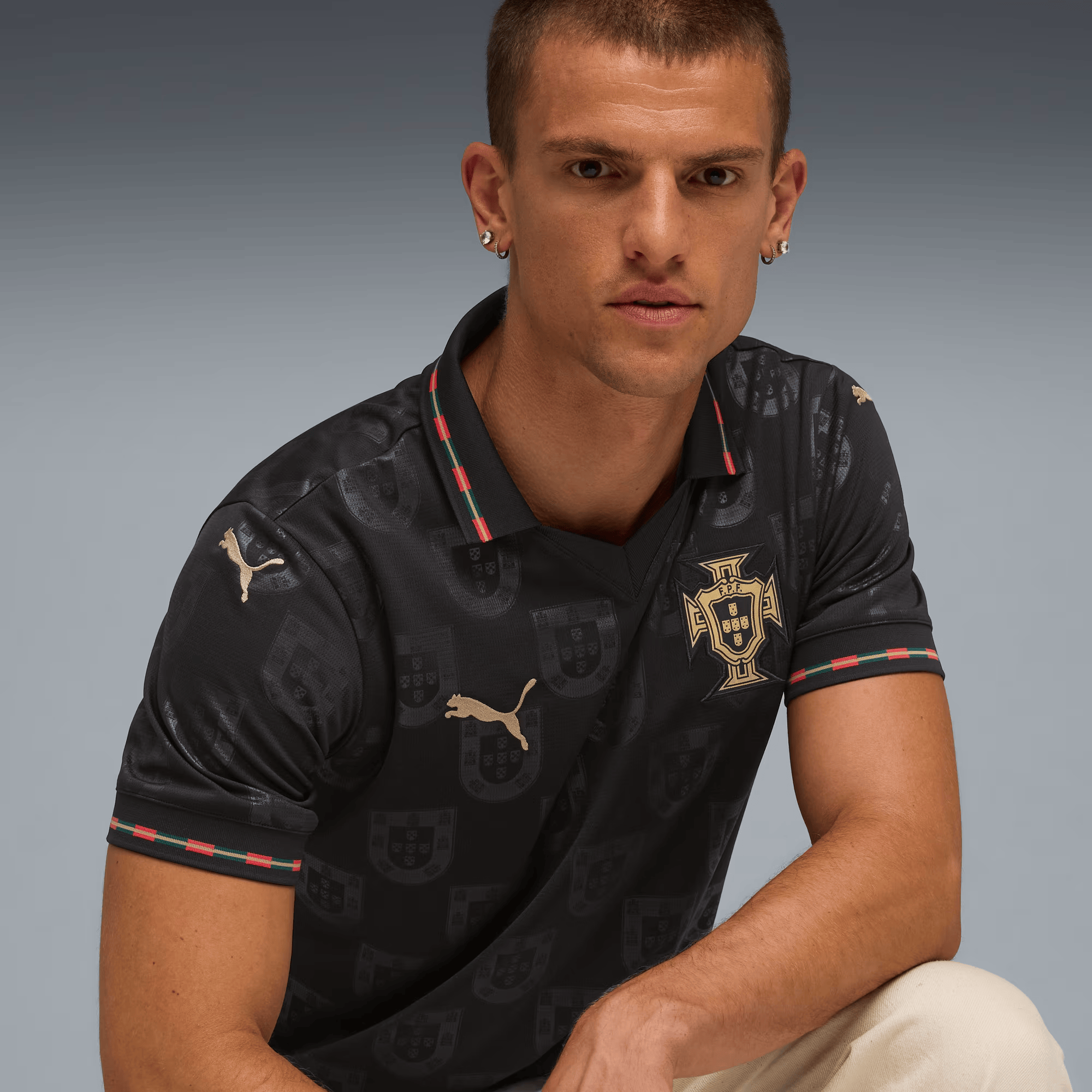 🖤 NIGHT OF CHAMPIONS • WORLD CUP 2026 EDITION ⚽🇵🇹 Portugal Black Jersey – Fan Football Kit 🔥 Sleek Dark Design 🏆 Breathable Premium Sports Wear