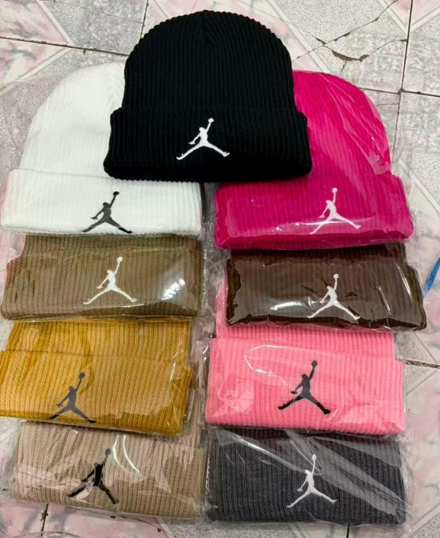 Air Jordan Jumpman Ribbed Beanies, Chunky Woolen Beanie Hats, Gothic Beanie Hats, Fashion Marvin Hats