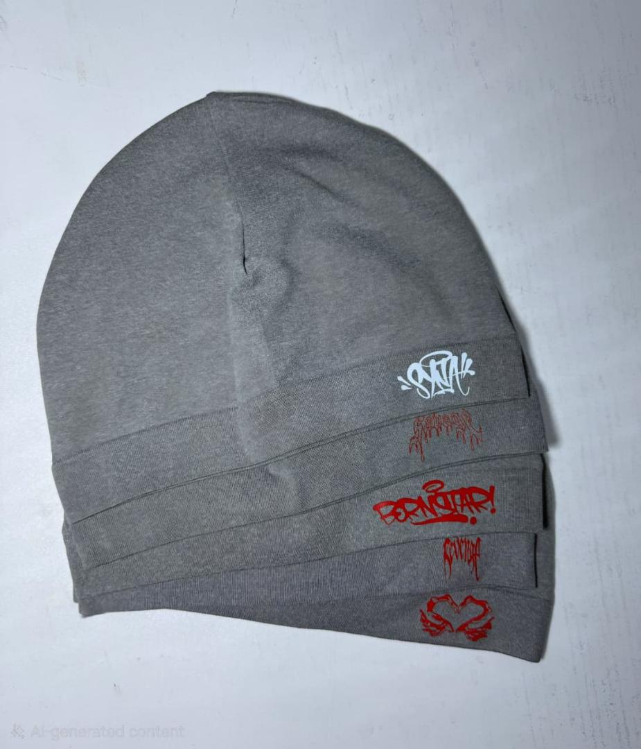 Fashion Bornstar Running Skull Cap Beanie,Central Cee Syna World, UK Fashion(Best Shop for Beanie Hats, Baseball Caps, Durags, Marvin Hats and Headwear Accessories)