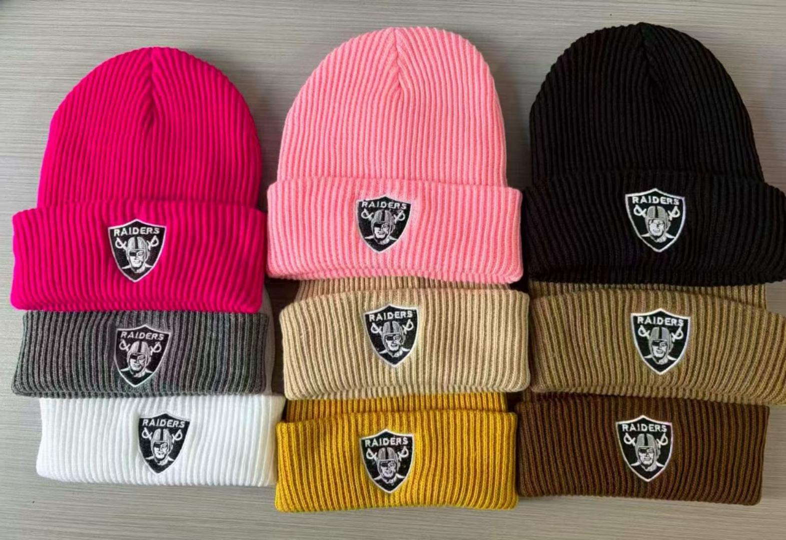 RAIDERS Ribbed Beanies, Chunky Woolen Beanie Hats, Gothic Beanie Hats, Fashion Marvin Hats (Best shop for Beanie Hats, Baseball Caps, Durags, Marvin Hats and Headwear Accessories)