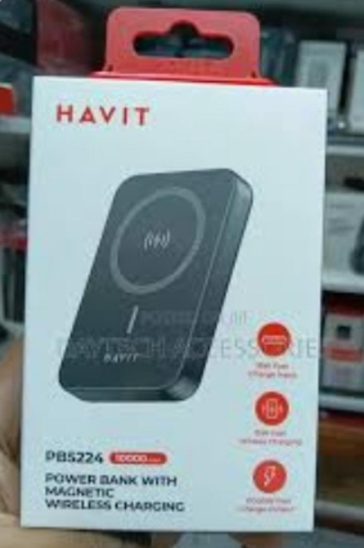 Havit PB32 22.5W 10000mAh Fast Charging Power Bank | Portable Dual Output Power Bank | USB & Type-C Quick Charge Battery Pack | LED Display External Battery Charger | Compatible with Android, iPhone