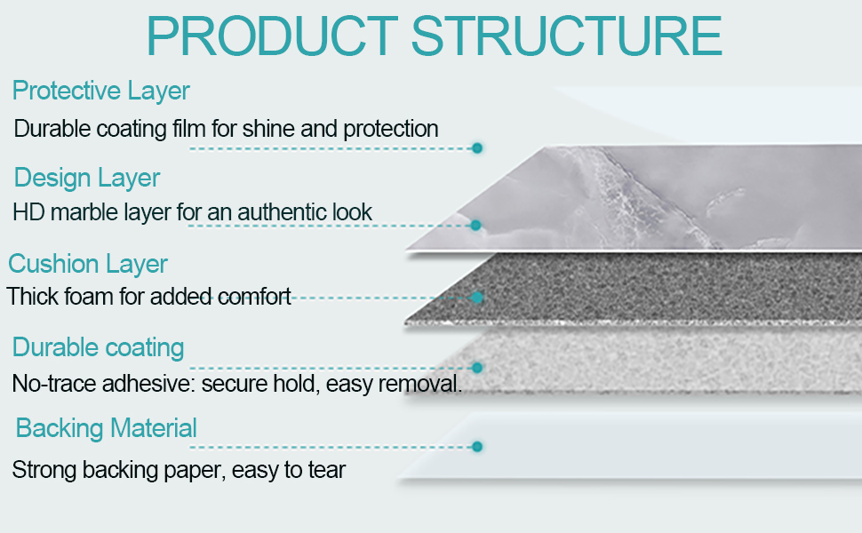 10Pcs 3D Wall Sticker Brick Foam Wallpaper Self Adhesive Waterproof Wall Panel for Kitchen Bathroom Living Room Marble Tile Effect DIY Home Decor Wall Covering