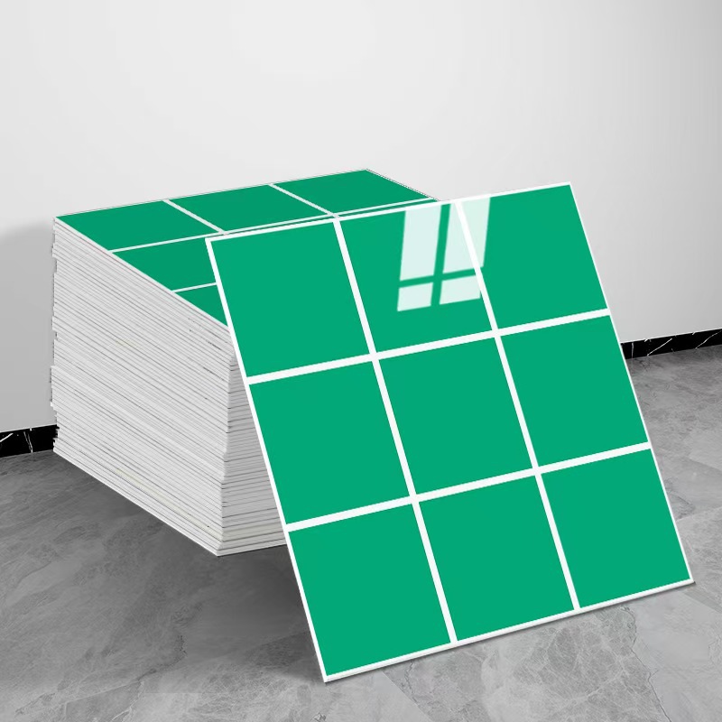 10Pcs 3D Wall Sticker Brick Foam Wallpaper Self Adhesive Waterproof Wall Panel for Kitchen Bathroom Living Room Marble Tile Effect DIY Home Decor Wall Covering