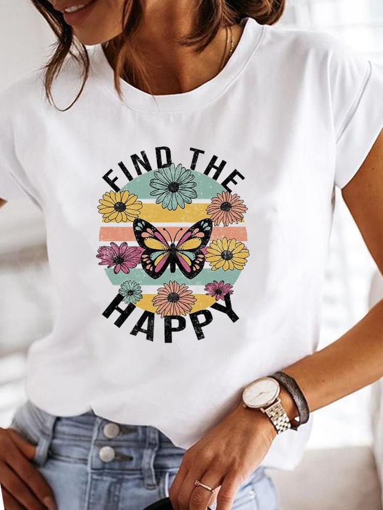 2026 New Women Short Sleeve T Shirt Casual Summer Round Neck Ladies Top Soft Breathable Cotton Tee Fashion Slim Fit Blouse Daily Wear Streetwear Basic Female Shirt for Work Travel Outdoor