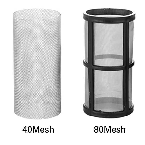 Inline Water Filter 1/2 Inch Hose Pipe Filter Pump Water Strainer Irrigation Filter Reusable Mesh Filter Stainless Steel Screen Garden Farm Water Filter for Tap Hose System